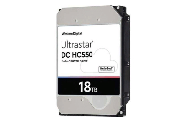 Жесткий диск WD Ultrastar DC HC550 WUH721818ALE6L4, 18ТБ, HDD, SATA III, 3.5&quot;
