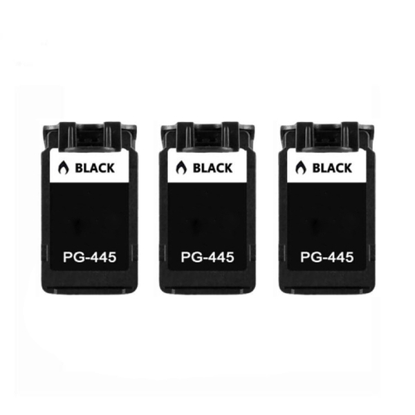 Совместимый картридж PG-445 черный, triple pack